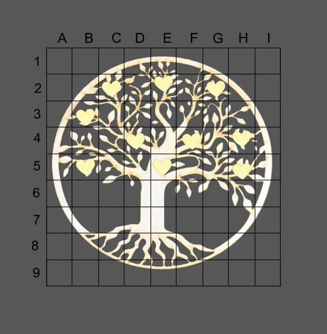 ARBRE DE VIE 28 CM PERSONALISATION 10 PRENOMS 1