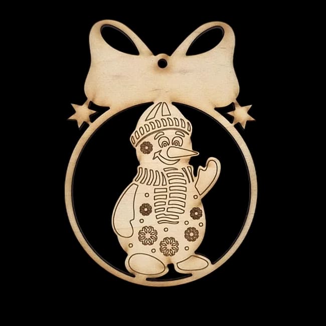 BOULE BONHOMME DE NEIGE DÉCOR NOËL