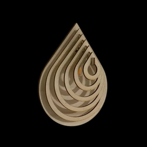 APPLIQUE MURAL GOUTE D'EAU