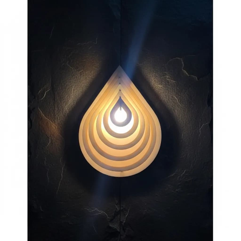 APPLIQUE MURAL GOUTE D'EAU 2