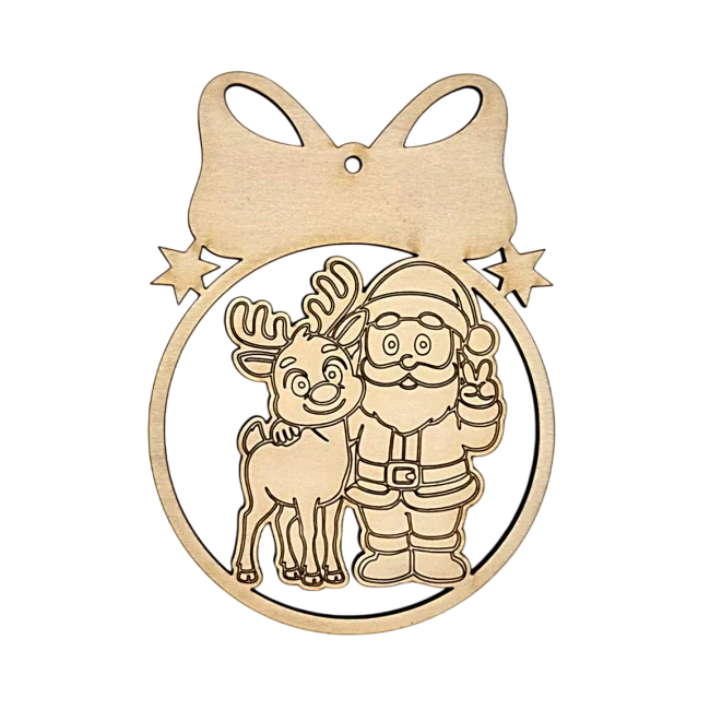 BOULE PERE NOËL CERF